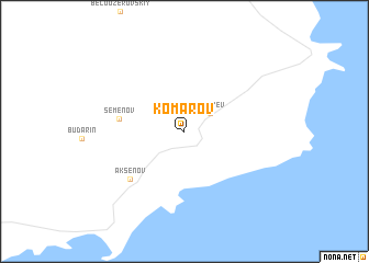 map of Komarov