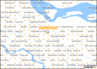 map of Komarpur