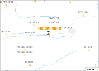 map of Komarushka