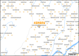 map of Komaru