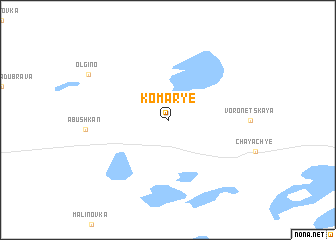 map of Komar\