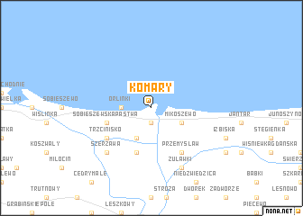 map of Komary