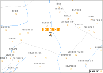 map of Koma Shin