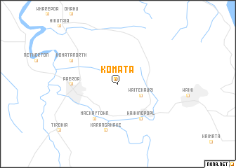map of Komata