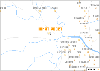 map of Komatipoort