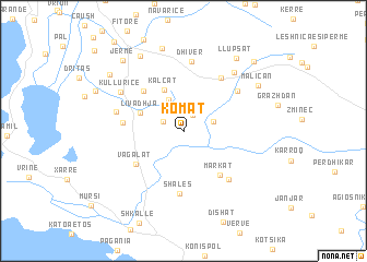 map of Komat