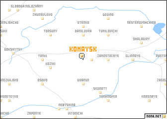 map of Komaysk