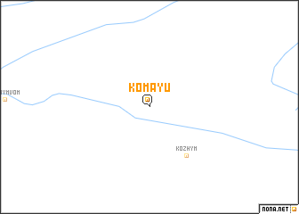 map of Komayu