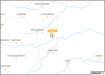 map of Koma