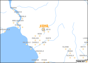 map of Koma