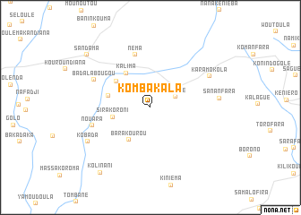 map of Kombakala