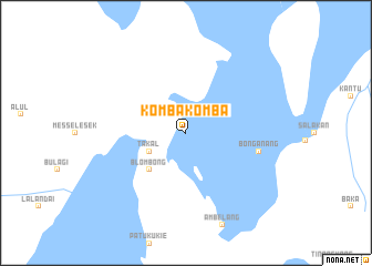 map of Kombakomba