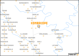 map of Kombakopé