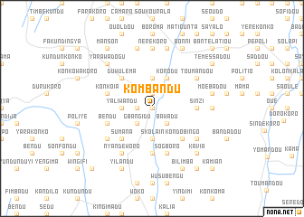 map of Kombandu