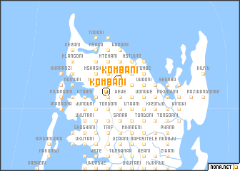 map of Kombani