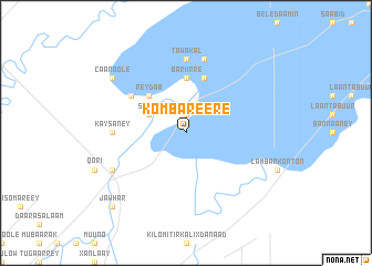 map of Kombareere