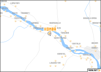 map of Komba