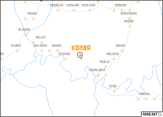 map of Komba