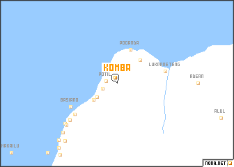 map of Komba