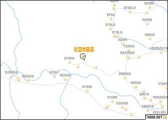 map of Komba