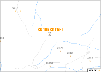 map of Kombe-Katshi