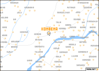 map of Kombema