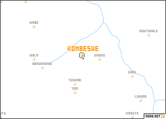 map of Kombeswe