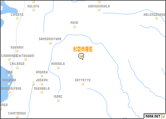 map of Kombe