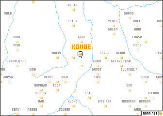 map of Kombē