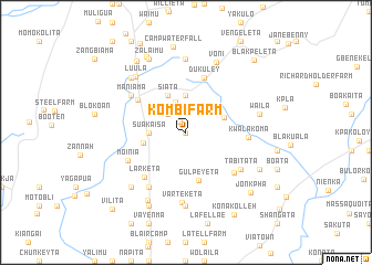 map of Kombi Farm