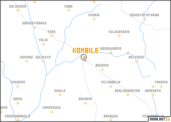 map of Kombile