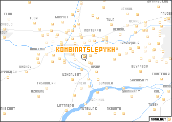 map of Kombinat Slepykh