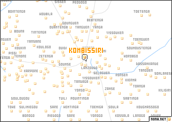 map of Kombissiri