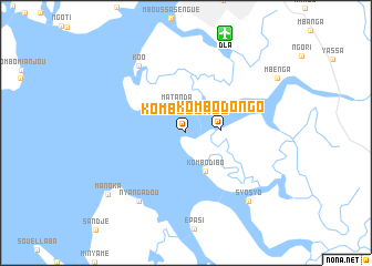 map of Kombo-Dongo