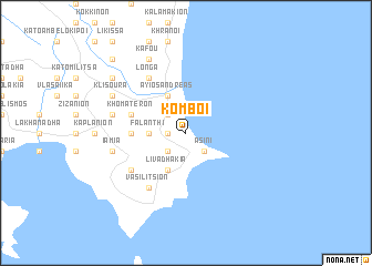 map of Kómboi