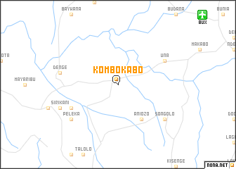 map of Kombokabo