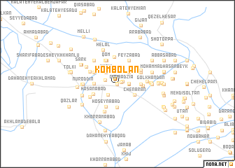 map of Kombolān