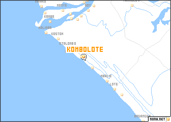 map of Kombo Loté