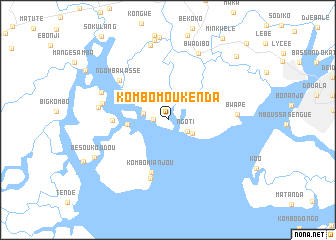 map of Kombo-Moukenda