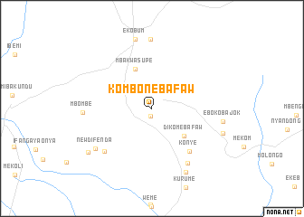 map of Kombone Bafaw