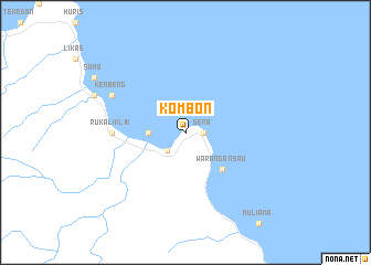 map of Kombon