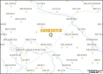 map of Kombornia