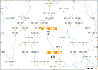 map of Komboro