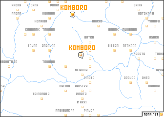 map of Komboro