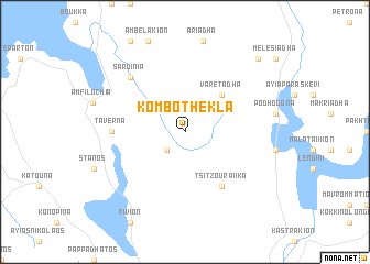 map of Kombothékla