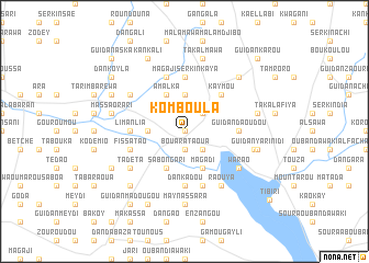 map of Komboula