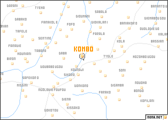 map of Kombo