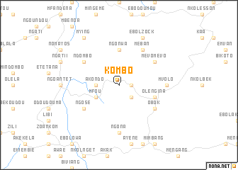 map of Kombo
