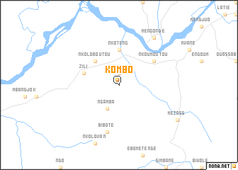 map of Kombo