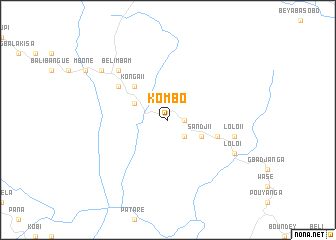 map of Kombo